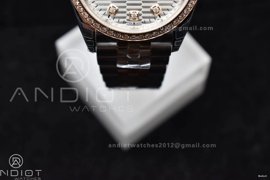 Best Jubilee Dial SS Bracelet Edition 126281rbr Textured 904L 574 on VSF Silver 36 1:1 VS DateJust Steel Supportive 0723